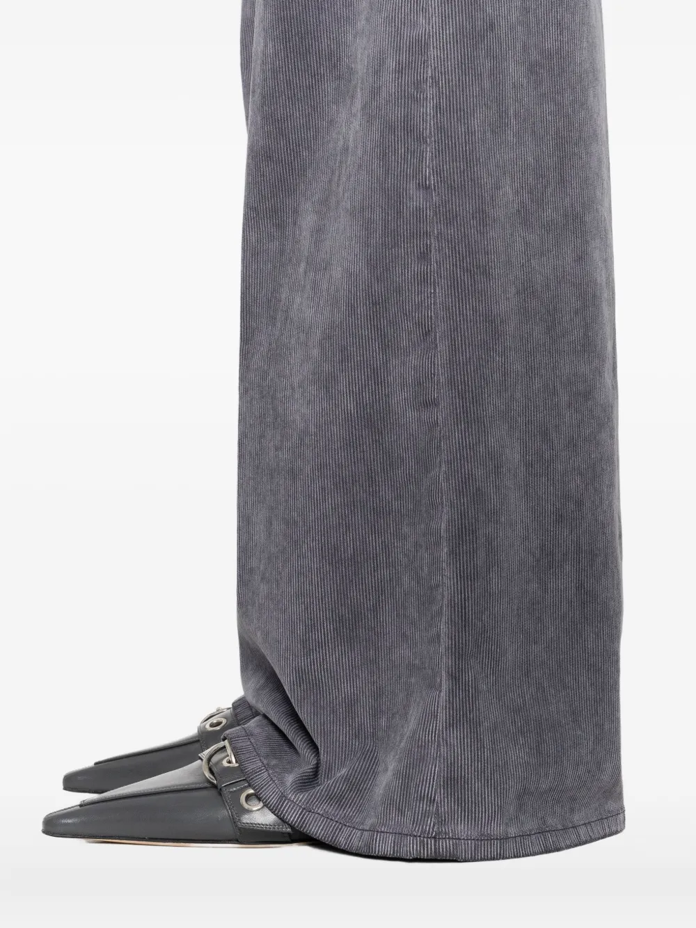 Diesel 1978 D-akemi 068sd Flare-leg Jeans In Gray