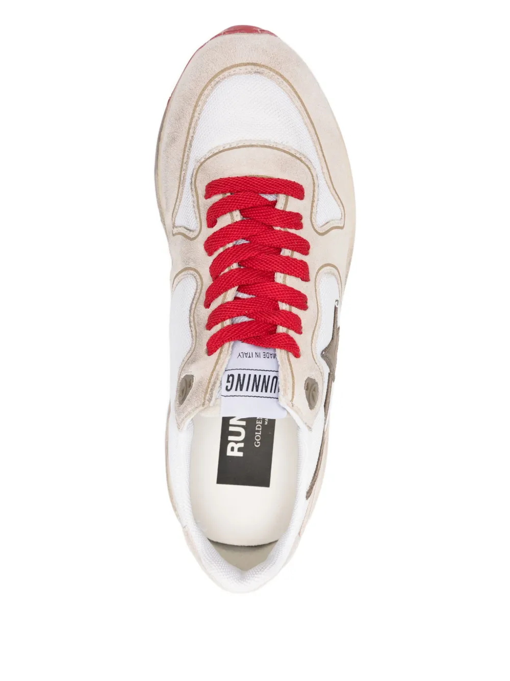 Golden Goose star-detail lace-up sneakers Neutrals