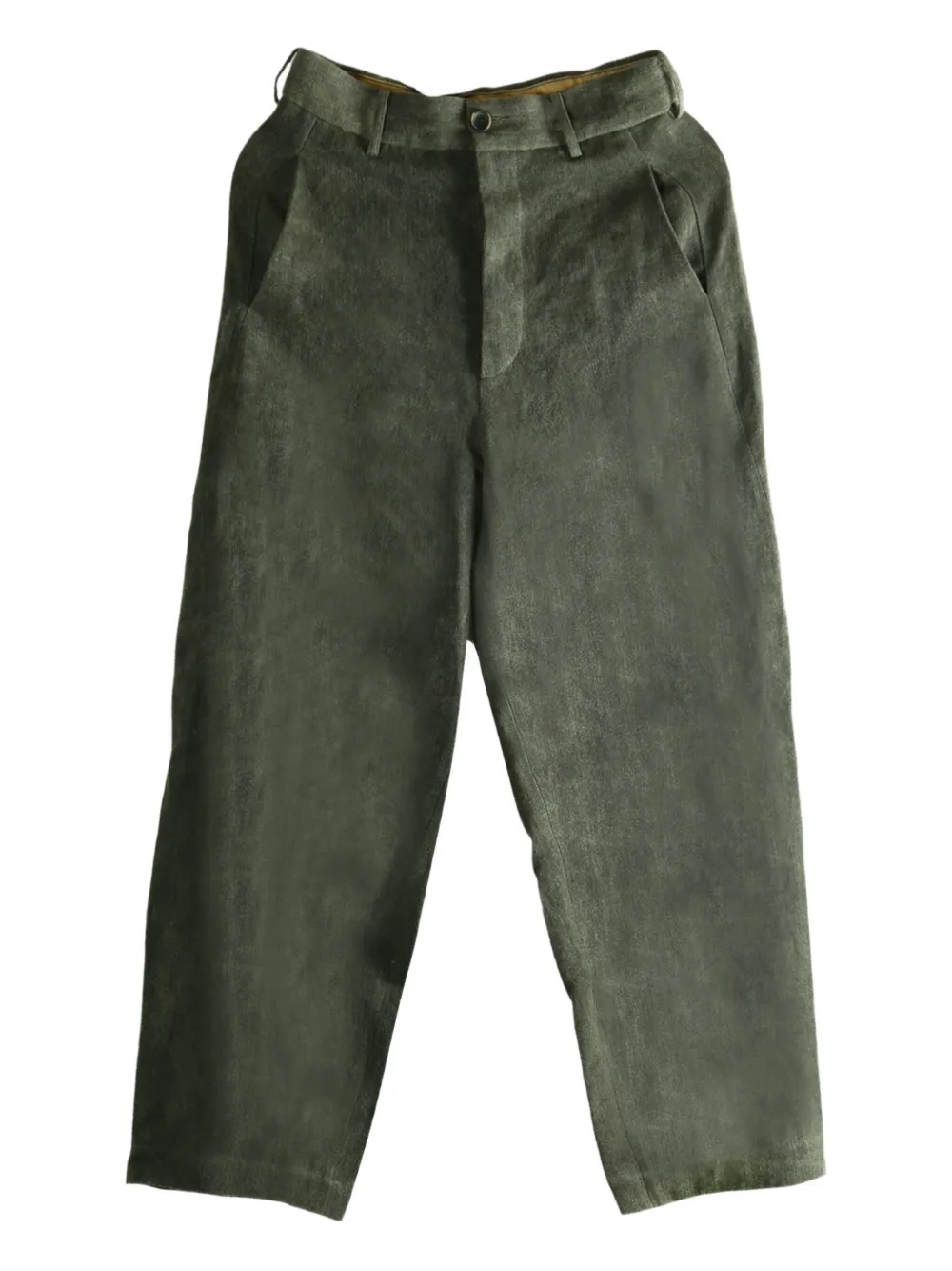 Uma Wang Patina linen trousers Grijs