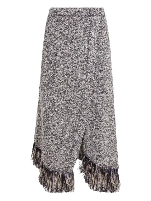 Rabanne fringed asymmetric skirt