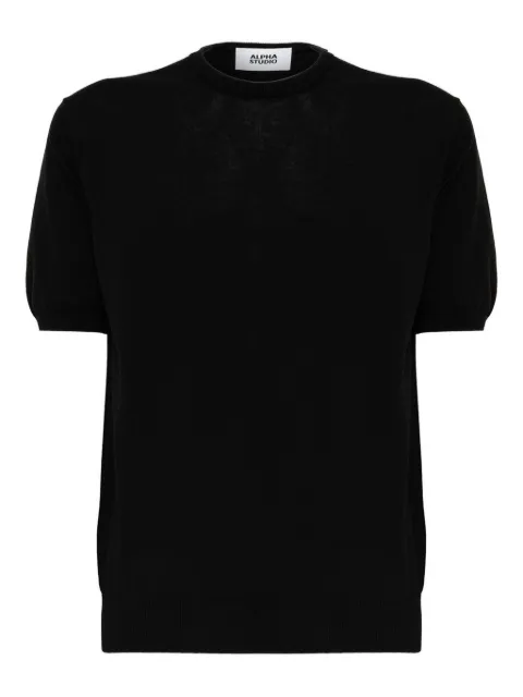ALPHA STUDIO short-sleeve round-neck T-shirt