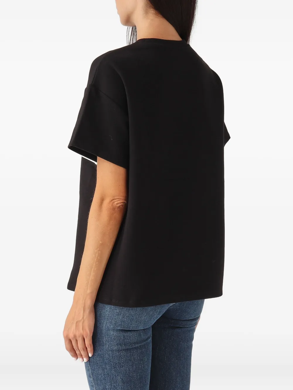 Elisabetta Franchi Top met logoband Wit