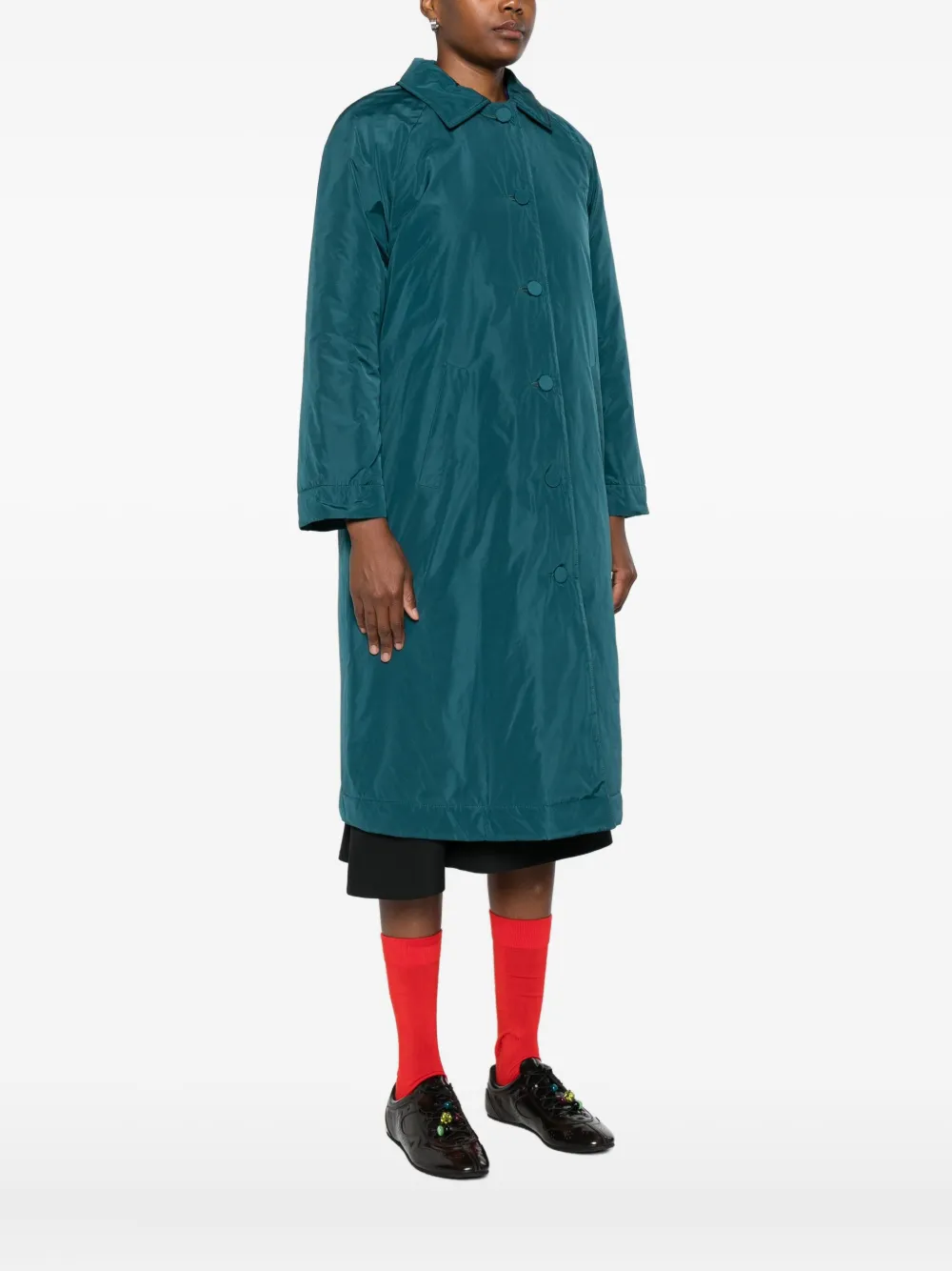 Niu Jas met knoopsluiting Groen