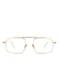 Ahlem Royale geometric-frame glasses - CHAMPAGNE