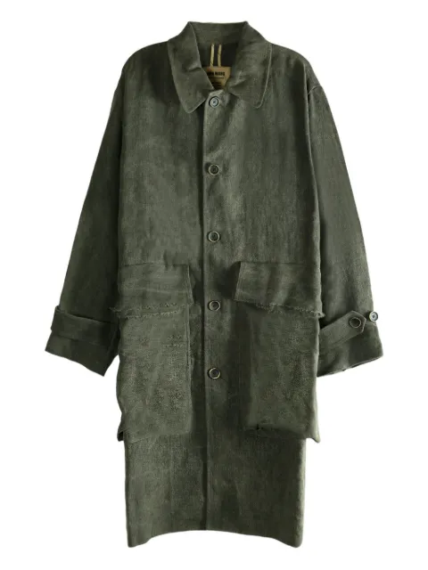 Uma Wang patch-pocket linen coat