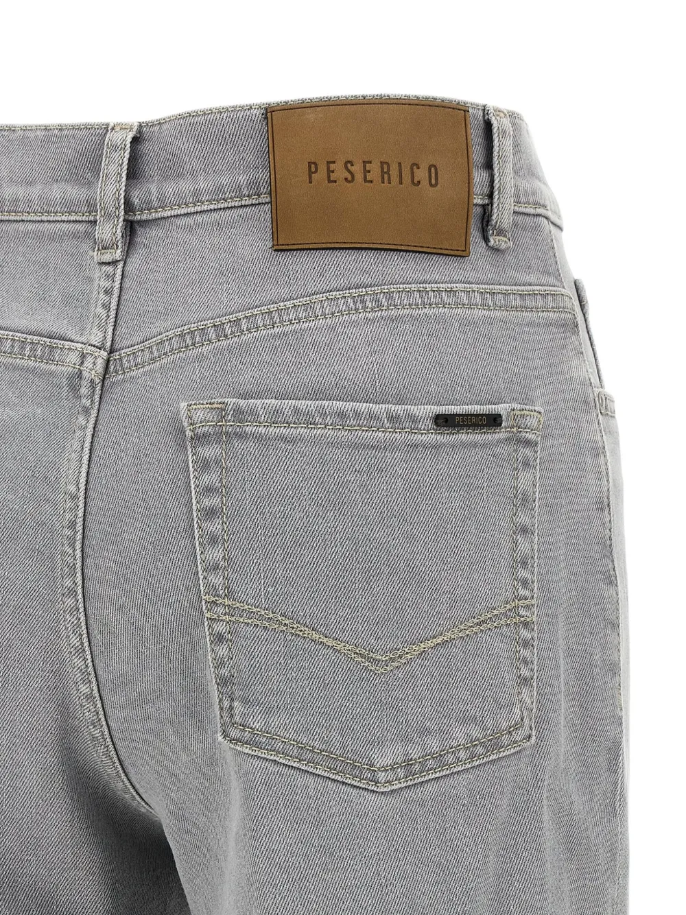 Peserico five-pocket straight-leg jeans Grijs