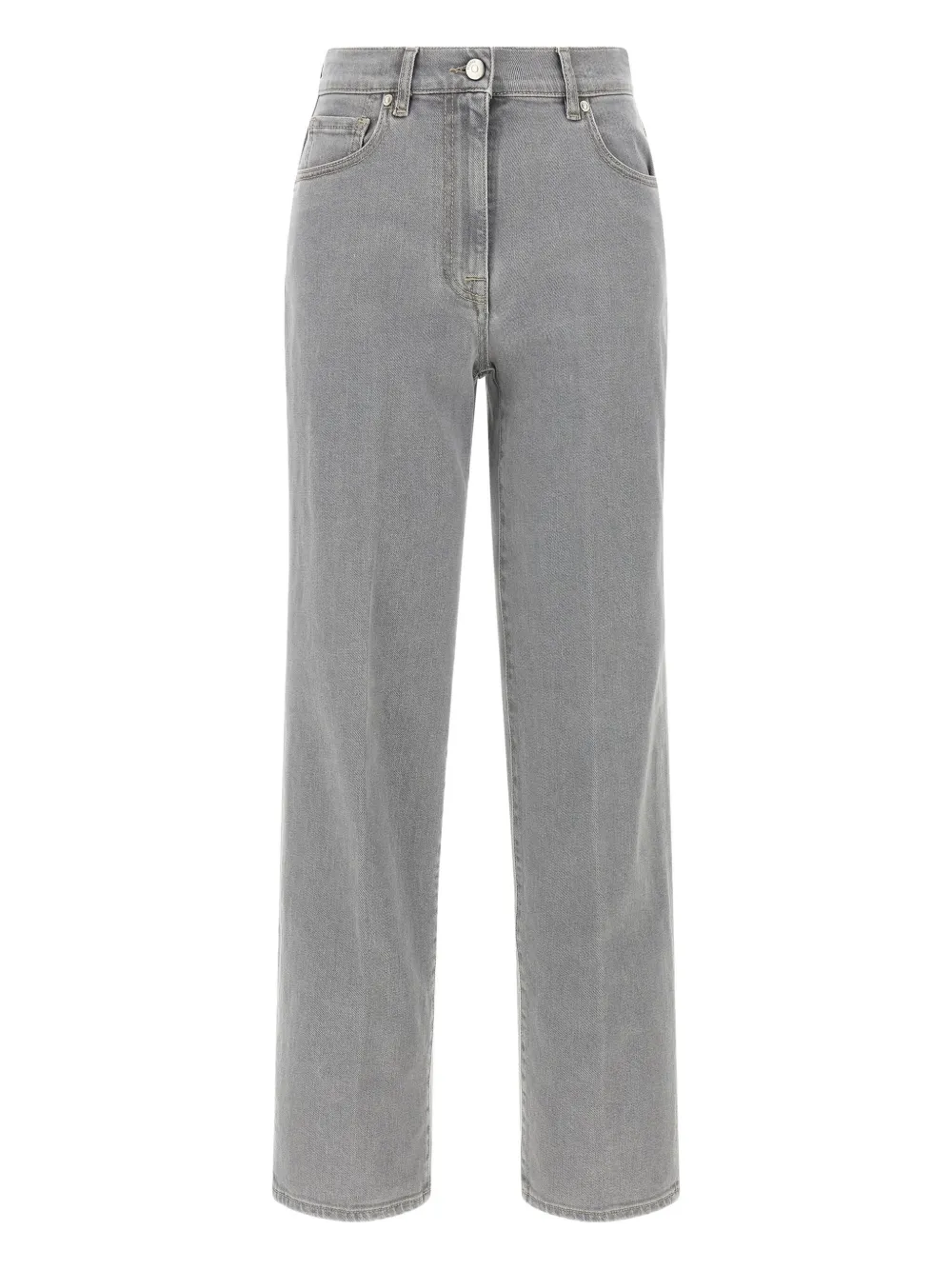 Peserico five-pocket straight-leg jeans Grijs