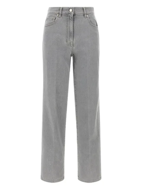 Peserico five-pocket straight-leg jeans