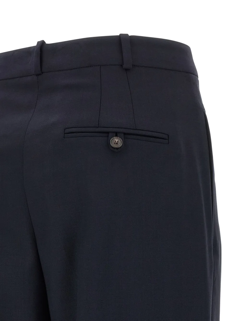 Polo Ralph Lauren Broek met geplooide voorkant Blauw
