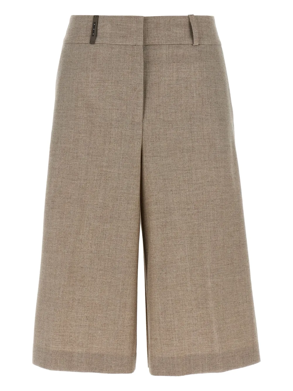 Peserico checked-pattern shorts | Neutrals | Image 1