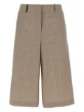 Peserico checked-pattern shorts - Neutrals