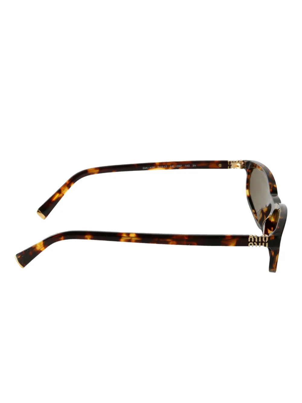 Miu Eyewear tortoiseshell rectangle sunglasses Bruin