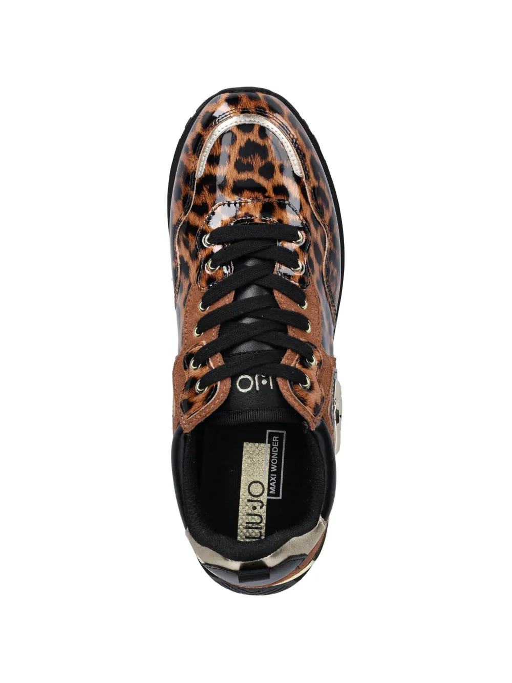LIU JO Sneakers met luipaardprint Bruin