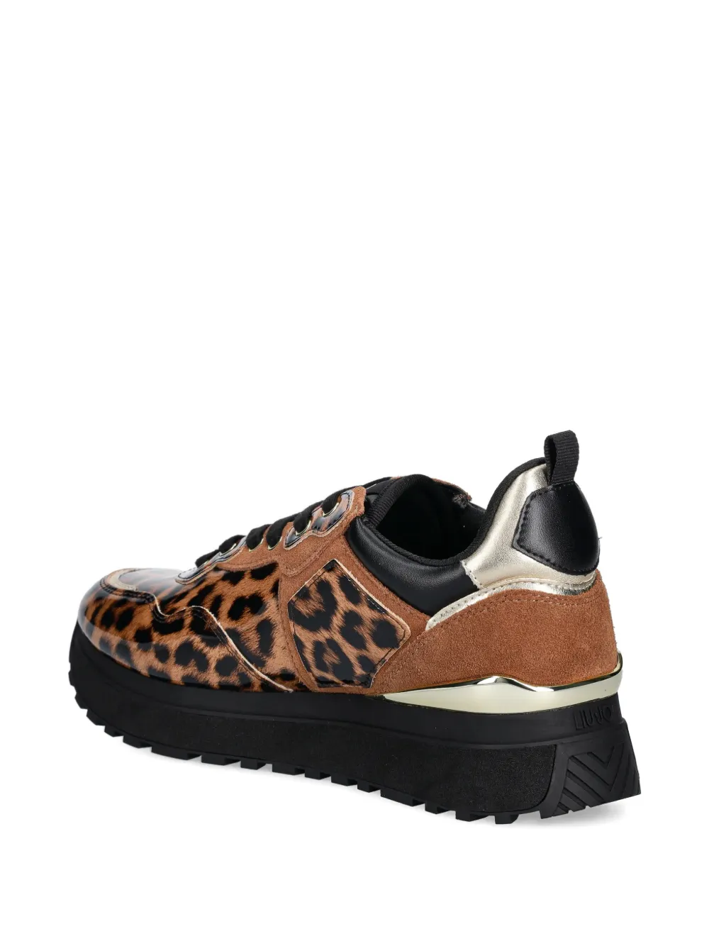LIU JO Sneakers met luipaardprint Bruin