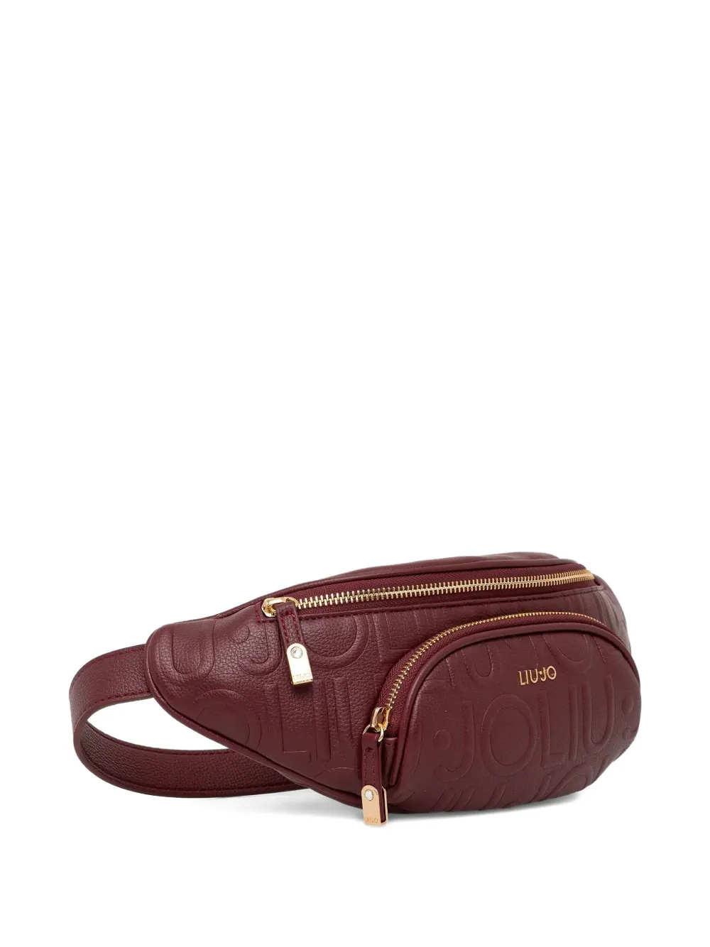 LIU JO Manhattan logo-embossed belt bag - Rood