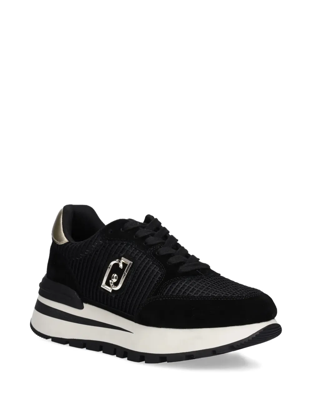 LIU JO Sneakers met logoplakkaat Zwart