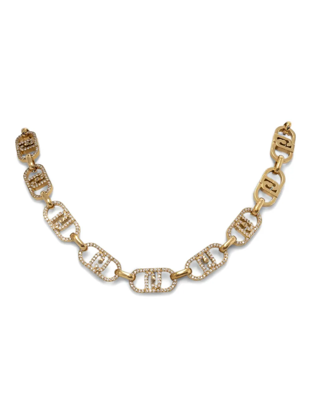 LIU JO logo-embellished necklace - Goud