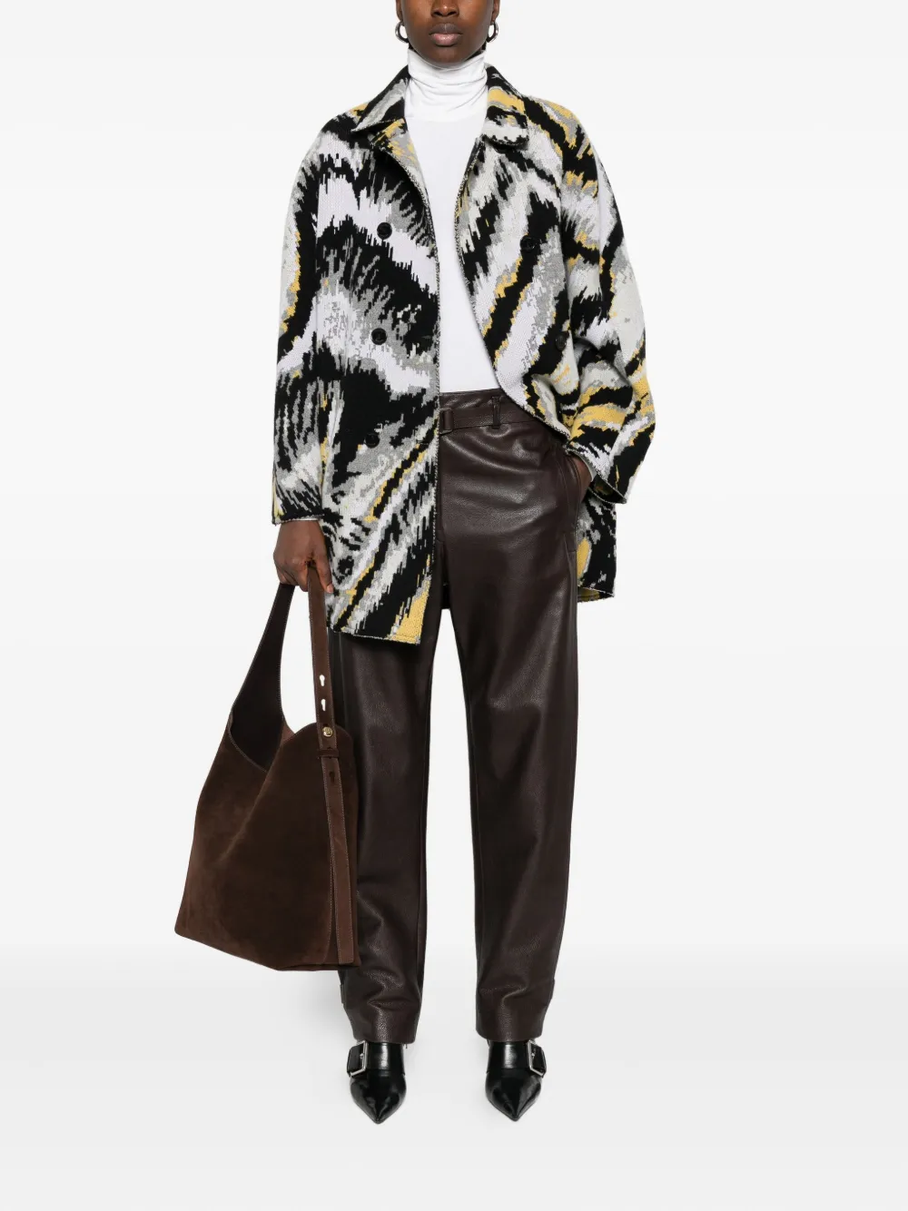 Missoni abstract-pattern double-breasted coat | Double Breasted & Peacoats | Image 2