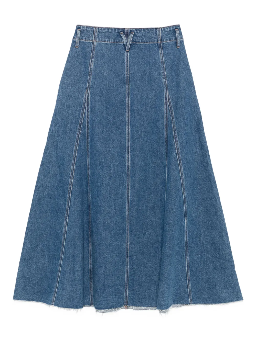 Veronica Beard A-line denim skirt - Blauw
