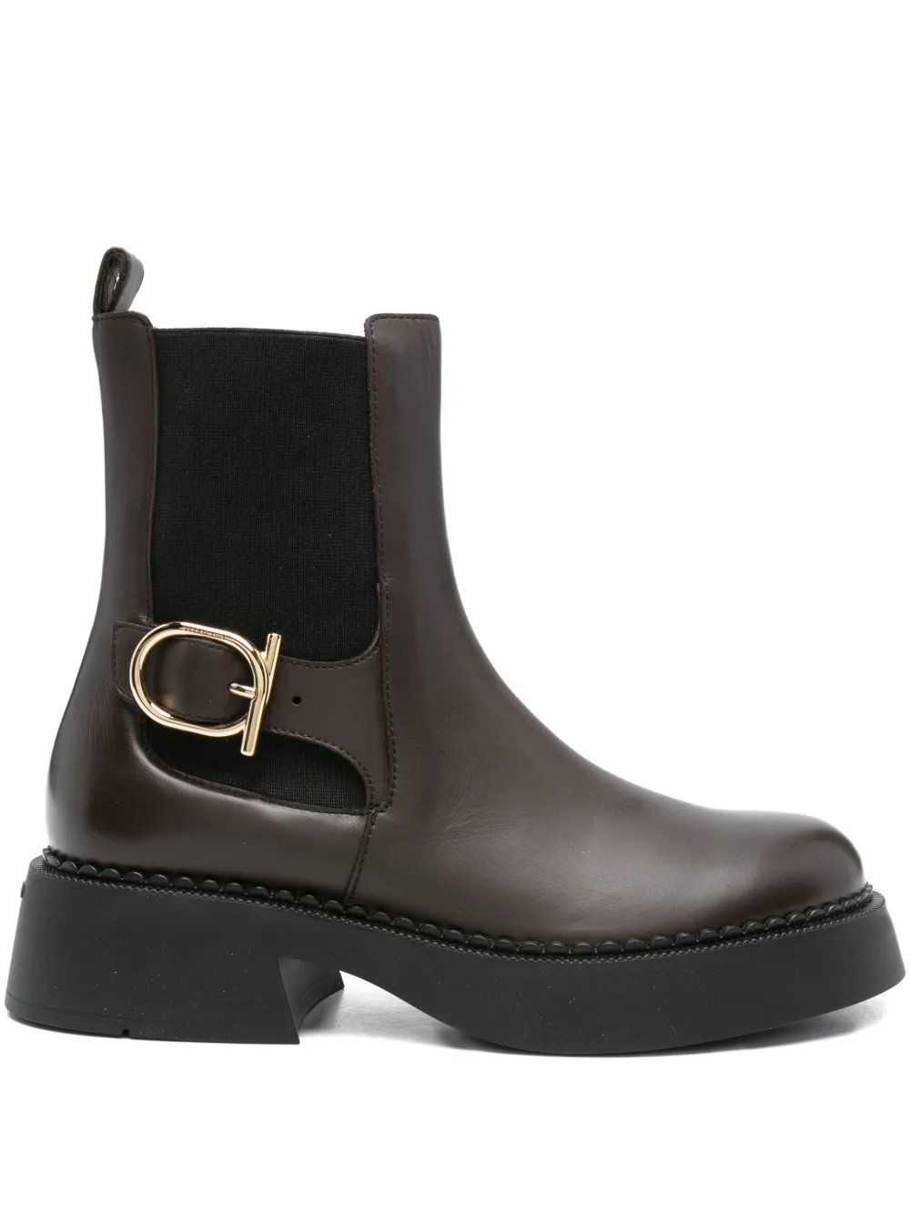Ferragamo 40mm buckle-detail boots Brown