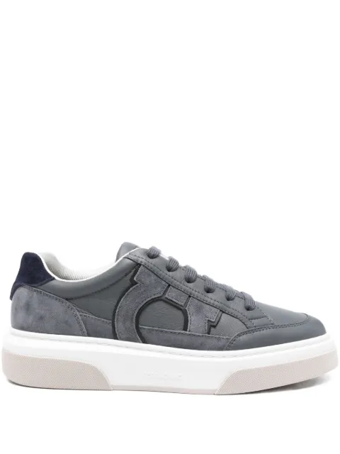 Ferragamo tenis de piel con logo