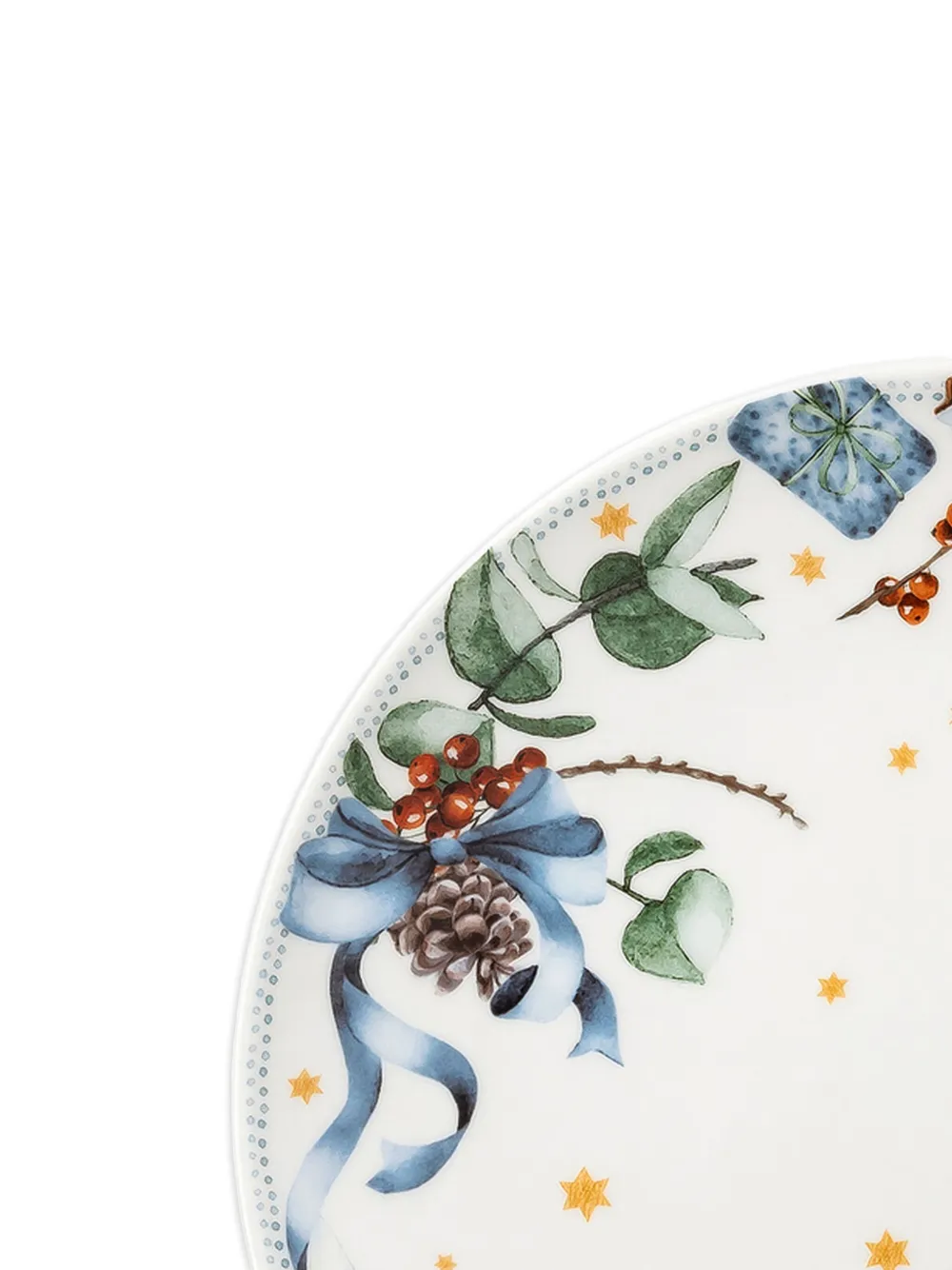 HUTSCHENREUTHER winter-scene dessert plate (23.3cm) | Tableware | Image 2