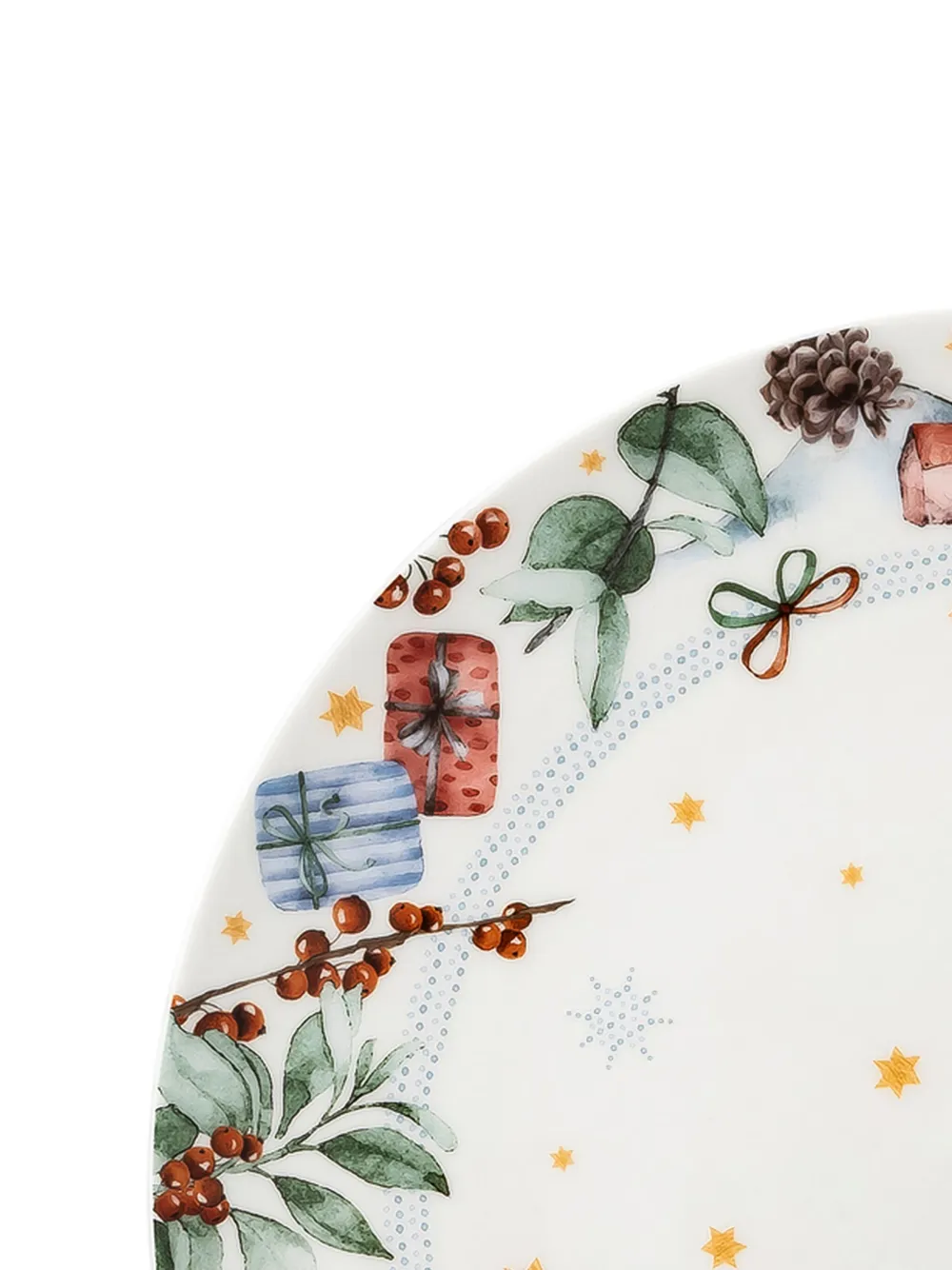 HUTSCHENREUTHER Christmas-gift porcelain plate (27.9cm) | Glassware | Image 2