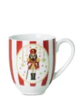 HUTSCHENREUTHER Christmas Love nutcracker striped mug set (set of four) - White