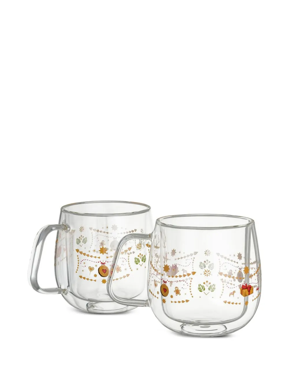 HUTSCHENREUTHER double-walled festive mugs (set of two) | Glassware | Image 2
