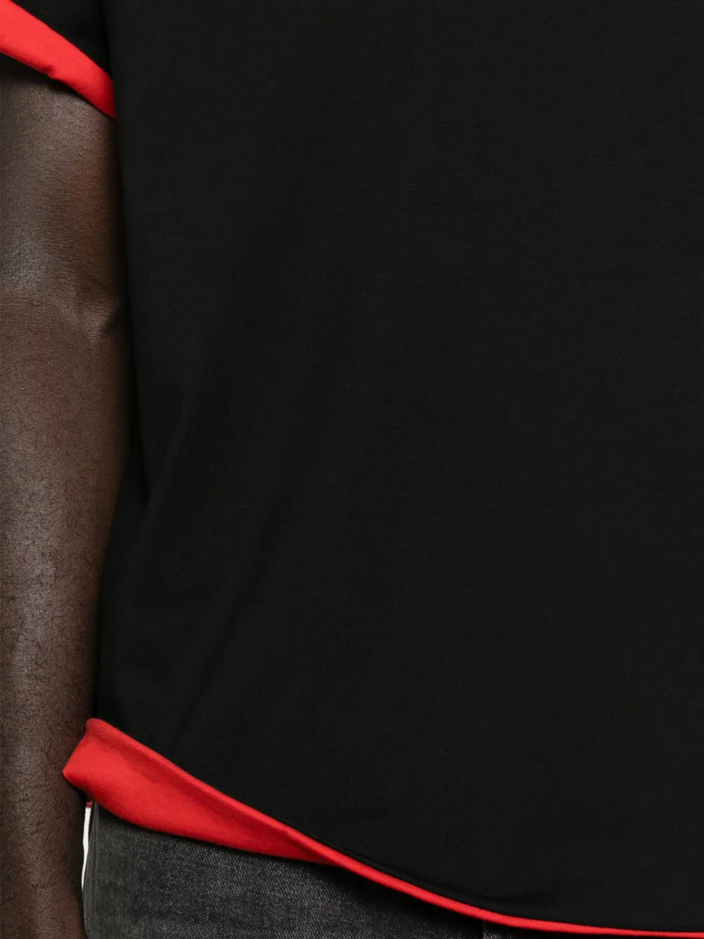 MSGM T-shirt met logodetail Zwart