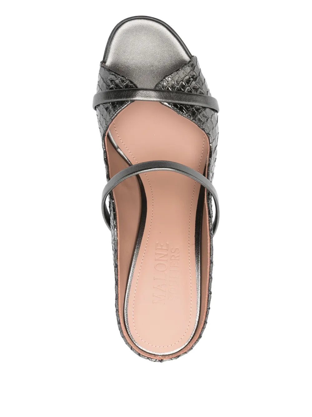 Malone Souliers 70mm Norah sandals Grey