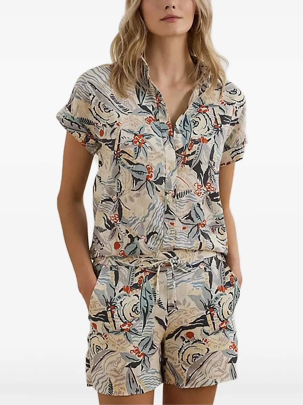 Lauren Ralph Lauren top con estampado floral | blanco | Image 1