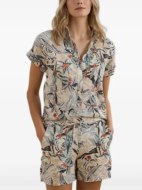 Lauren Ralph Lauren floral print short-sleeve top