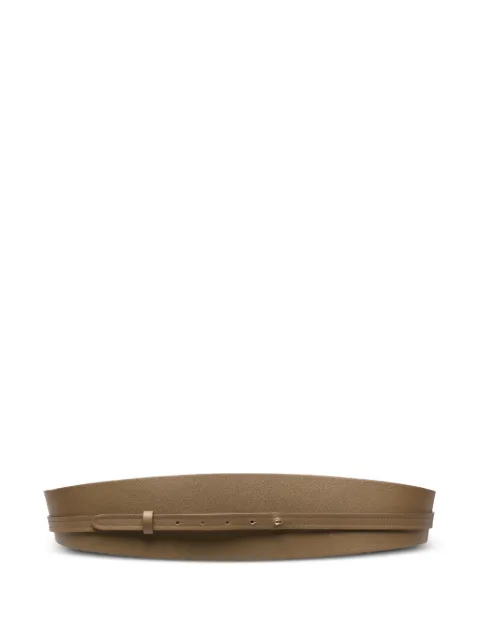 Niu leather double-strap belt