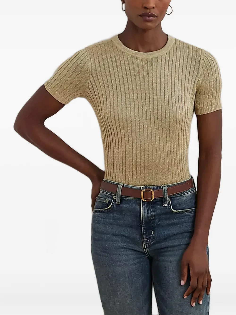 Lauren Ralph Lauren Vesta knit top Beige