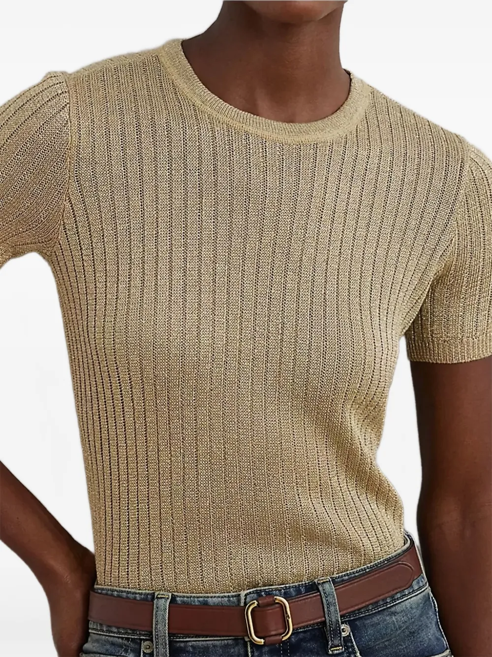 Lauren Ralph Lauren Vesta knit top Beige