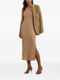 Lauren Ralph Lauren open-knit midi dress - Neutrals