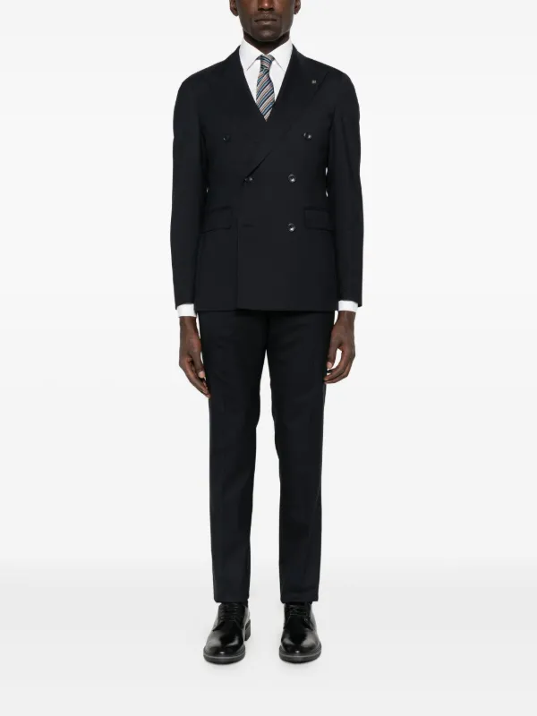 <タリアトーレ>ダブルスーツ サイズ48 BK Tagliatore ダブルスーツ | ブルー | FARFETCH JP