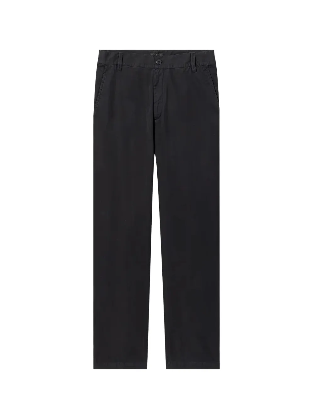 A.P.C. Straight broek met knoopsluiting Zwart