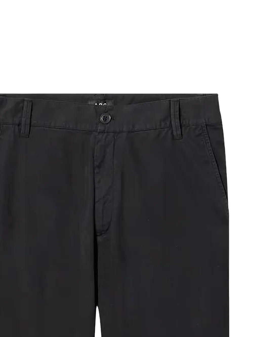 A.P.C. button-closure straight-leg trousers - Zwart