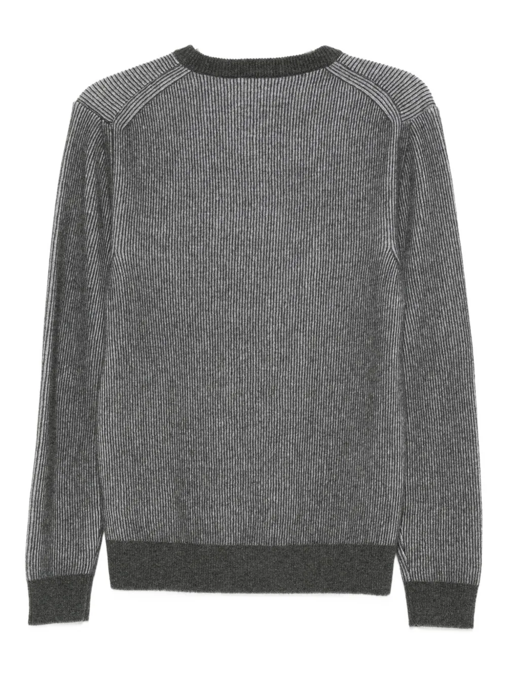 Cenere Ribbed Wool-cashmere Sweater In Gray