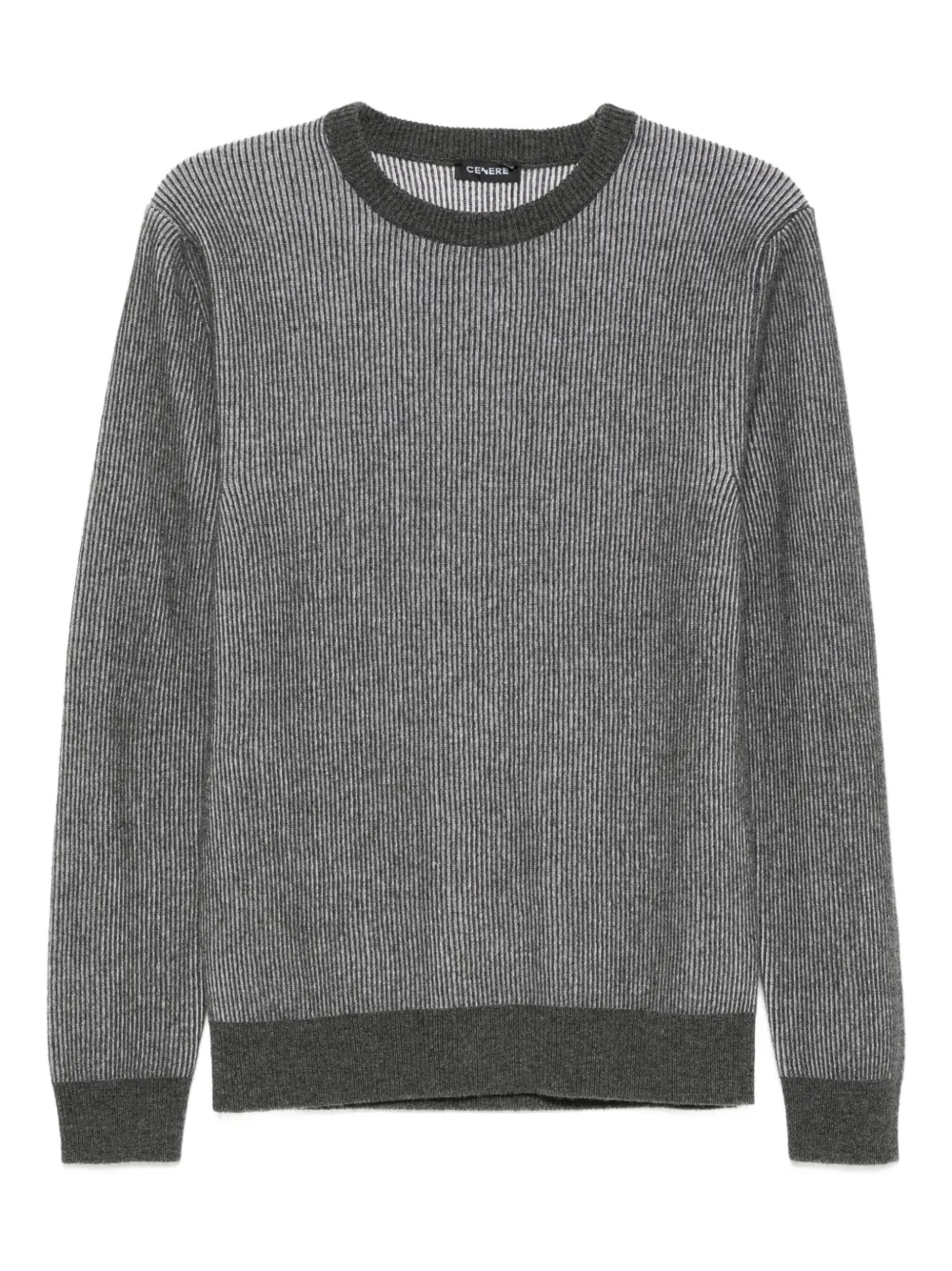 Cenere GB ribbed wool-cashmere sweater | Grey | Image 1