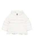 Moncler Enfant hooded padded coat - White