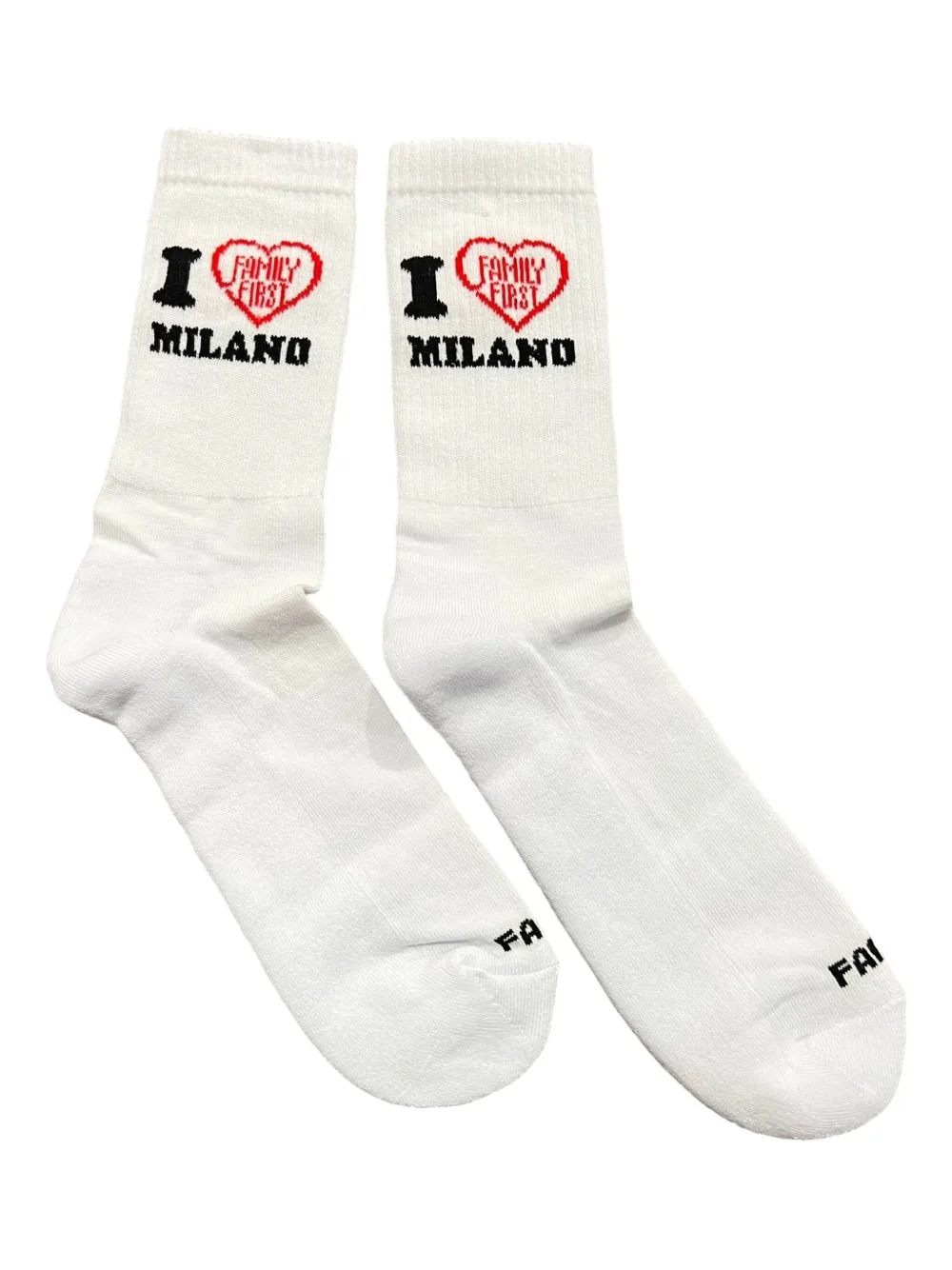 Family First calcetines Family First con corazón | blanco | Image 1
