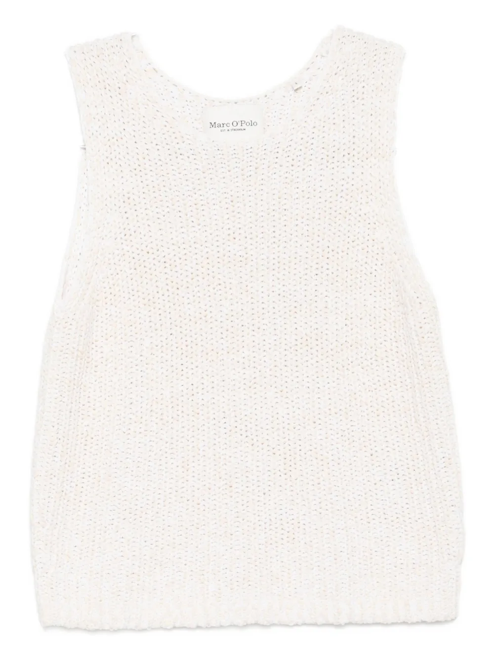 Marc O'Polo open-knit sleeveless top | Neutrals | Image 1