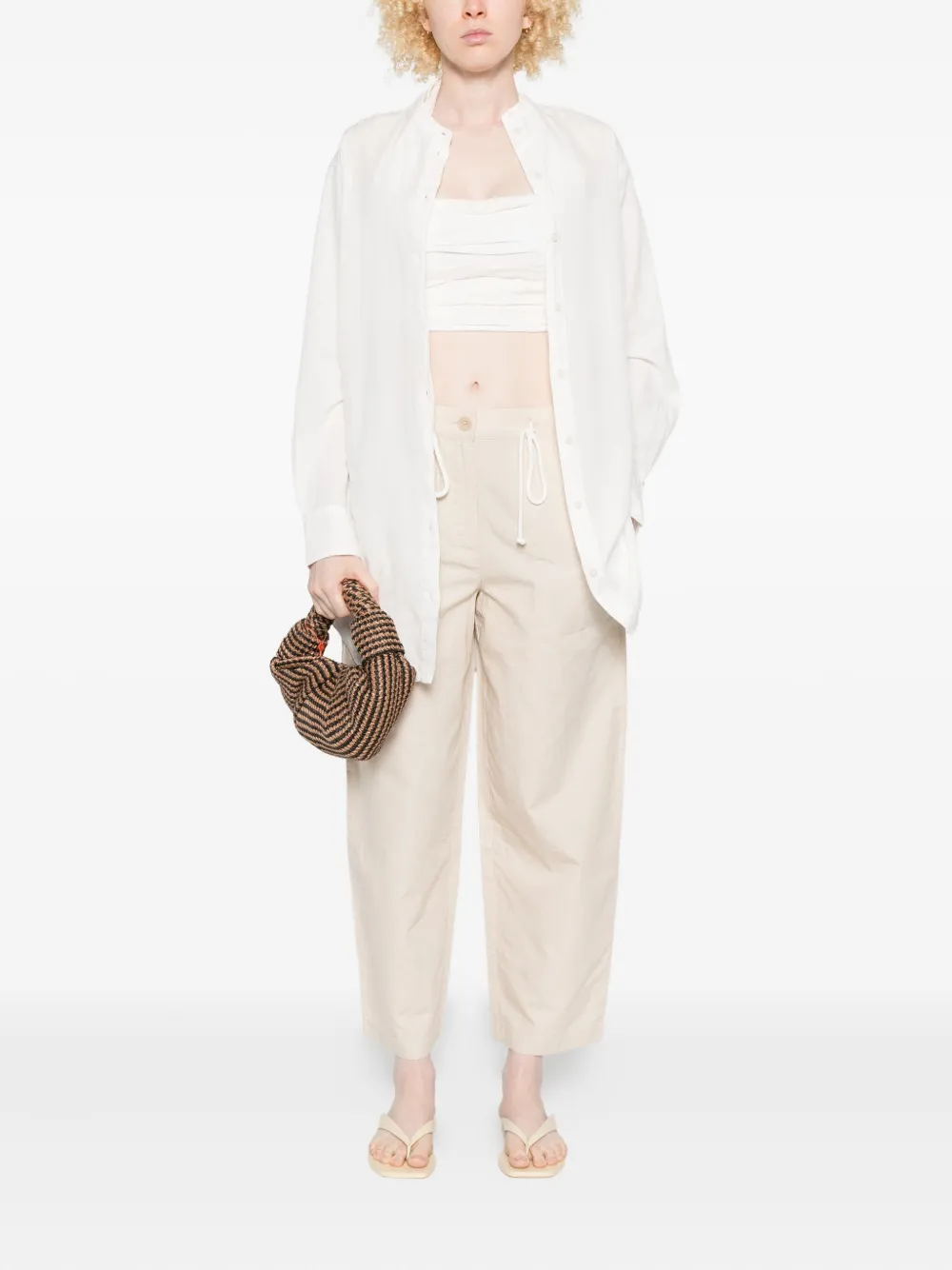 Marc O'Polo drawstring trousers - Beige