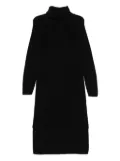 Marc O'Polo turtleneck ribbed-knit midi dress - Black