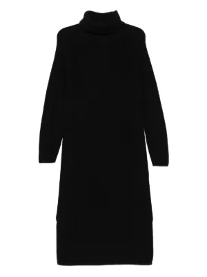 Adidas long-sleeve polo-collar Mini Dress | Black | FARFETCH