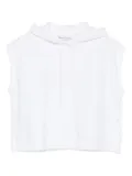 Marc O'Polo side-split hoodie - White