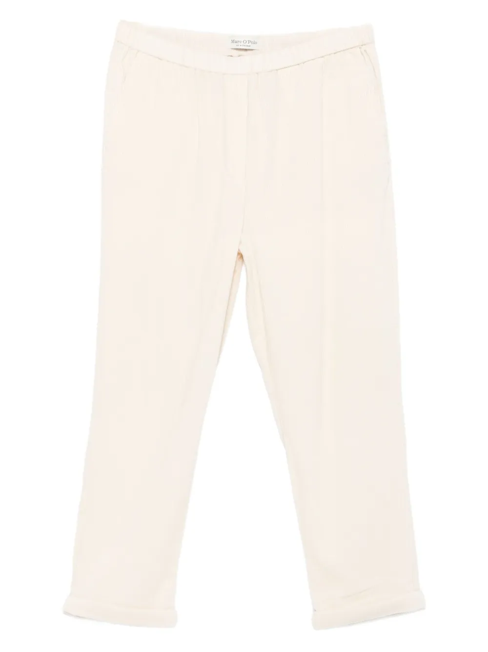Marc O'Polo elasticated-waistband cotton trousers | Neutrals | Image 1